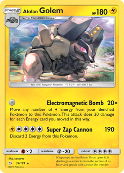 Pokemon Team Up Alolan Golem - 37