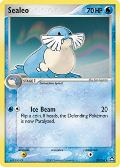 Pokemon Power Keepers Sealeo - 37