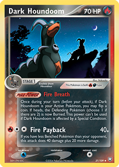 Pokemon Team Rocket Returns Dark Houndoom - 37