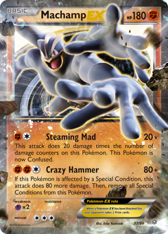 Pokemon Ancient Origins Machamp-EX - 37
