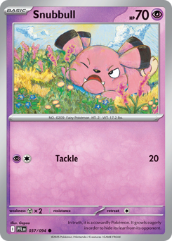 Pokemon Phantasmal Flames Snubbull - 37