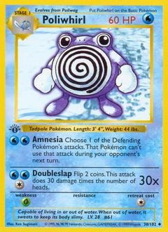 Pokemon Base Poliwhirl - 38