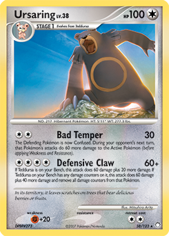 Pokemon Mysterious Treasures Ursaring - 38