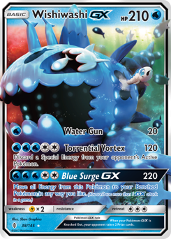 Pokemon Guardians Rising Wishiwashi-GX - 38