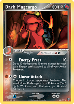 Pokemon Team Rocket Returns Dark Magcargo - 38
