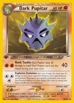 Pokemon Neo Destiny Dark Pupitar - 38