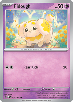 Pokemon Paldean Fates Fidough - 38