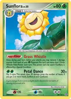 Pokemon Secret Wonders Sunflora - 38