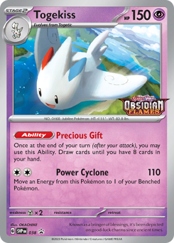 Pokemon Scarlet & Violet Black Star Promos Togekiss - 38