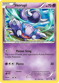 Pokemon Furious Fists Skorupi - 38