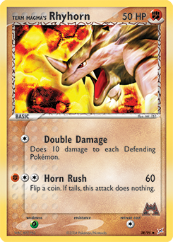 Pokemon Team Magma vs Team Aqua Team Magma's Rhyhorn - 38