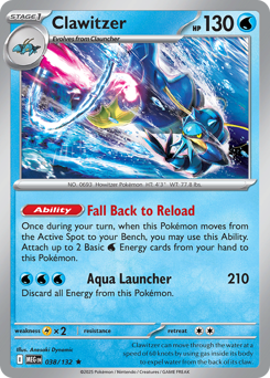 Pokemon Mega Evolution Clawitzer - 38