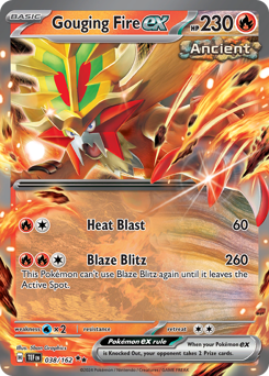 Pokemon Temporal Forces Gouging Fire ex - 38