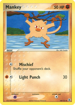Pokemon FireRed & LeafGreen Mankey - 38