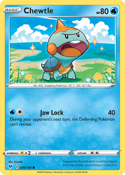 Pokemon Vivid Voltage Chewtle - 38