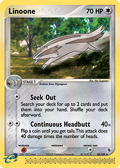 Pokemon Ruby & Sapphire Linoone - 38
