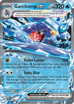 Pokemon Paradox Rift Garchomp ex - 38