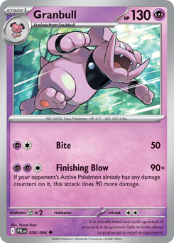 Pokemon Phantasmal Flames Granbull - 38
