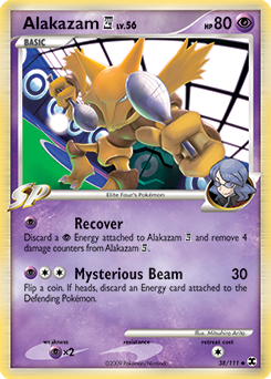Pokemon Rising Rivals Alakazam E4 - 38