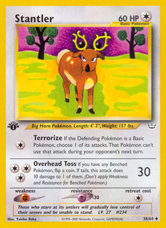 Pokemon Neo Revelation Stantler - 38