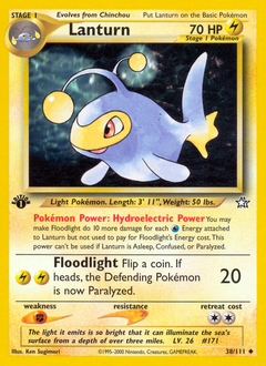 Pokemon Neo Genesis Lanturn - 38