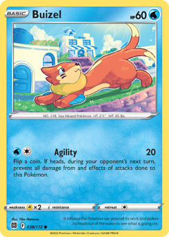 Pokemon Brilliant Stars Buizel - 38