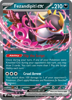 Pokemon Shrouded Fable Fezandipiti ex - 38