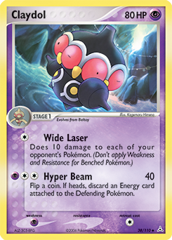 Pokemon Holon Phantoms Claydol - 38