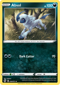 Pokemon Champion's Path Absol - 38