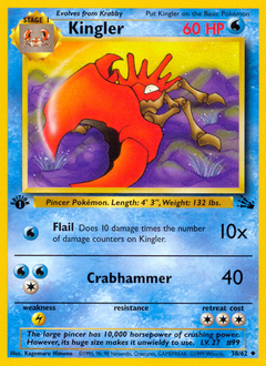 Pokemon Fossil Kingler - 38