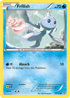 Pokemon Plasma Storm Frillish - 38