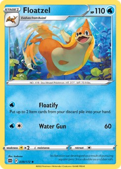 Pokemon Brilliant Stars Floatzel - 39