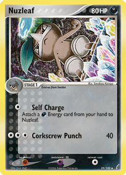 Pokemon Crystal Guardians Nuzleaf - 39
