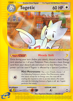 Pokemon Aquapolis Togetic - 39