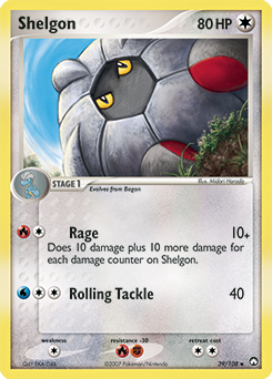 Pokemon Power Keepers Shelgon - 39