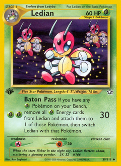 Pokemon Neo Genesis Ledian - 39