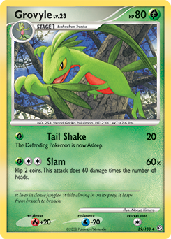 Pokemon Stormfront Grovyle - 39