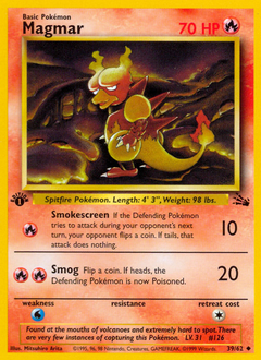 Pokemon Fossil Magmar - 39