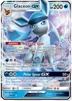 Pokemon Ultra Prism Glaceon-GX - 39