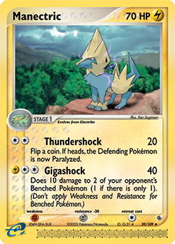 Pokemon Ruby & Sapphire Manectric - 39