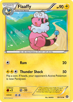 Pokemon Steam Siege Flaaffy - 39