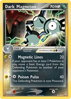 Pokemon Team Rocket Returns Dark Magneton - 39
