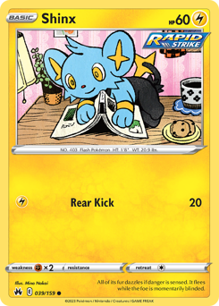 Pokemon Crown Zenith Shinx - 39