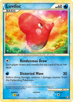 Pokemon HS—Triumphant Luvdisc - 39