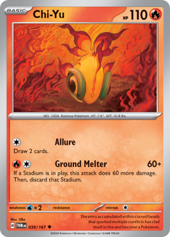 Pokemon Twilight Masquerade Chi-Yu - 39