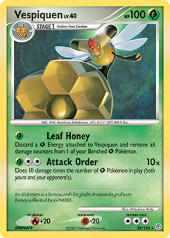 Pokemon Diamond & Pearl Vespiquen - 39