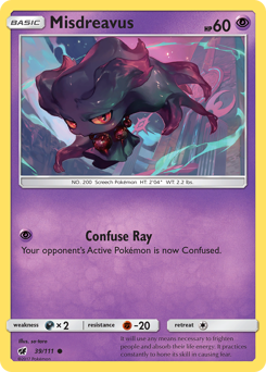 Pokemon Crimson Invasion Misdreavus - 39