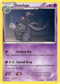 Pokemon Flashfire Dusclops - 39