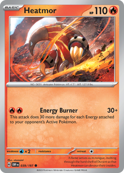 Pokemon Obsidian Flames Heatmor - 39
