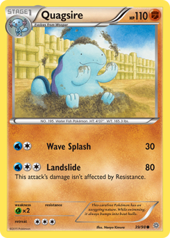 Pokemon Ancient Origins Quagsire - 39